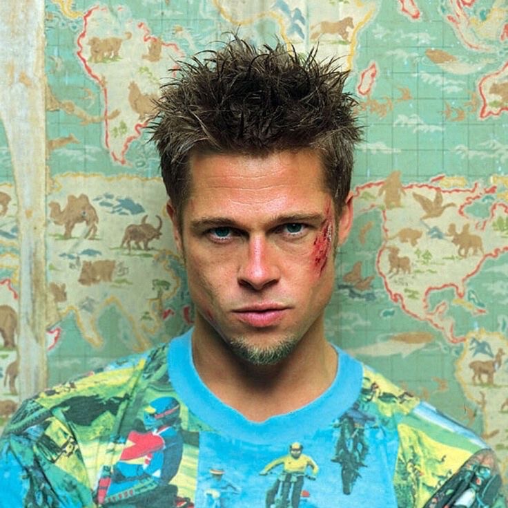 Create meme: brad pitt Tyler Durden, fight club Tyler Durden, brad pitt fight club