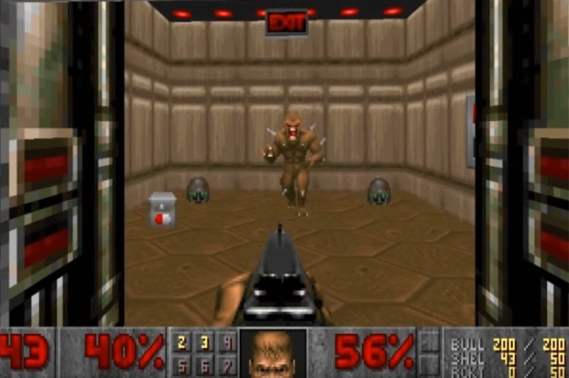 Создать мем: doom 1 1993, игра дум, дум игра 1993