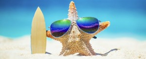 Create meme: glasses on the beach, sea beach, starfish
