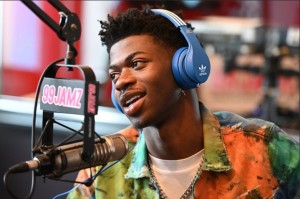 Create meme: lil nas, lil nas x, podcast