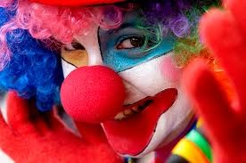 Create meme: clown, circus, palyaço