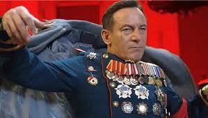 Create meme: Jason Isaacs Marshal Zhukov, Zhukov Stalin's death the film, Jason Isaacs Stalin's death