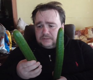 Create meme: cucumber, large cucumber