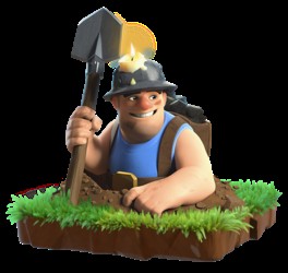 Create meme: Shakhtar clash royale. png, miner bell piano pictures, the miner from the bell piano