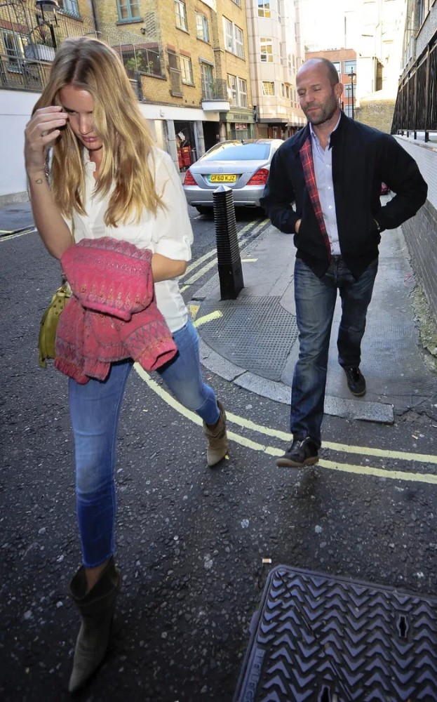 Create Meme Jason Statham And Rosie Huntington Whiteley On The Street