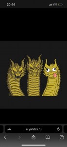 Create meme: Godzilla and king ghidora, three-headed dragon meme