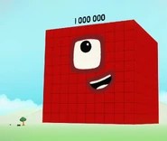 Create meme: numberblocks 100, numberblocks 1, numberblocks 1000