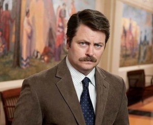 Create meme: nick offerman, I'm a simple man