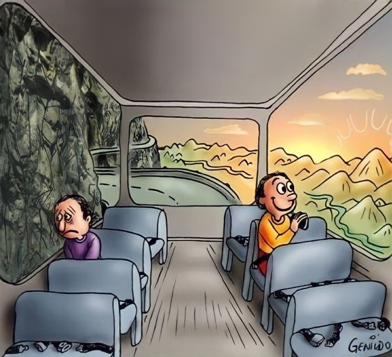 Create meme: joke , sad and cheerful on the bus, light humor