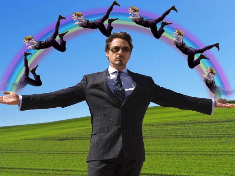 Create meme: Robert Downey Jr iron man , a cheerful person, Tony stark meme