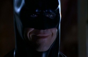 Create meme: Smiling batman