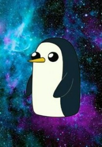 Create meme: penguin from adventure time, evil Gunther, penguin from adventure time