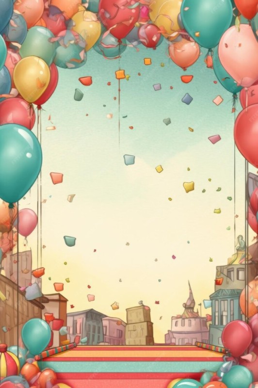 Create meme: happy birthday background, balloons background, background day