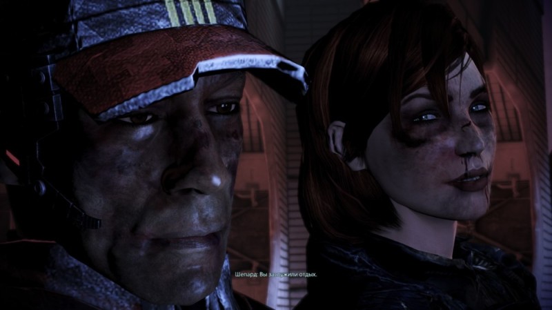 Create meme: The mass effect of John and Jane Shepard, Shepard , The Shepard mass effect dialogue