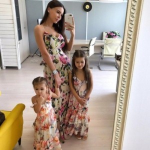 Create meme: daughter, Oksana Samoilov, mom and daughter