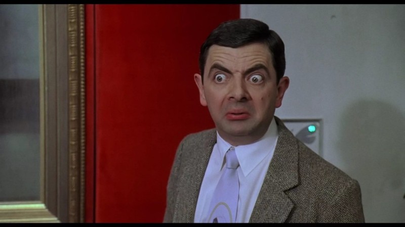 Create meme: bean Mr., classic mr bean, Mr bean surprise