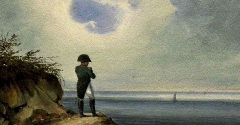 Create meme: Napoleon Bonaparte on the island of Saint Helena, Napoleon Bonaparte , Napoleon on the island of St. Helena Aivazovsky