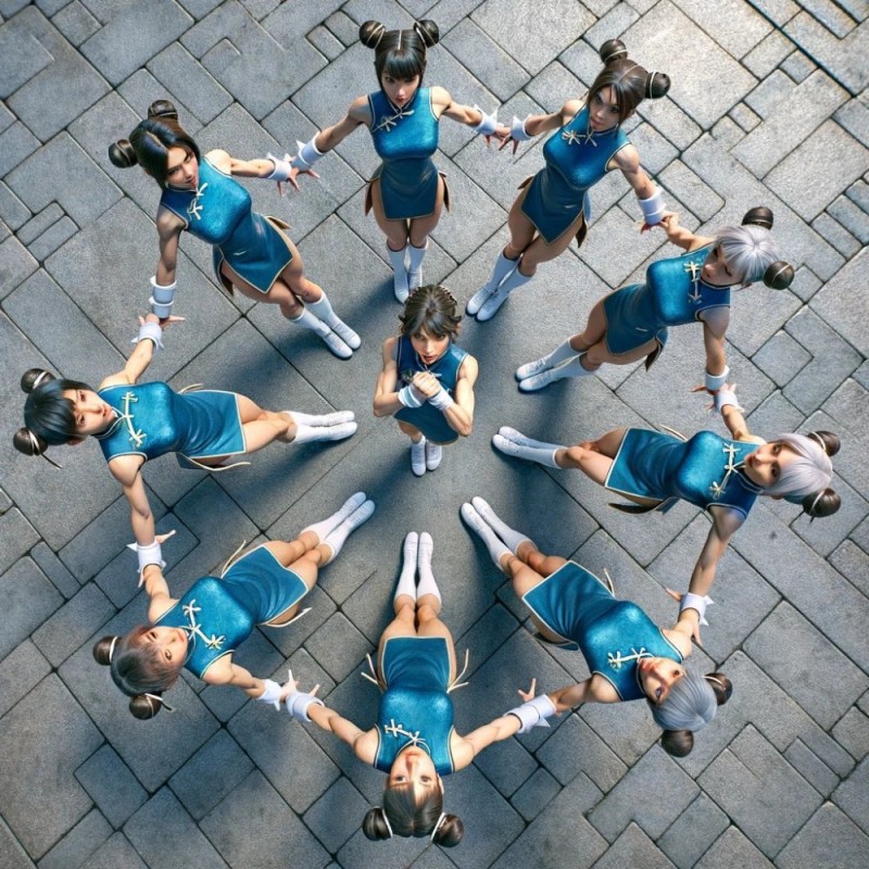 Create meme: girl , cheer sports, a circle of people