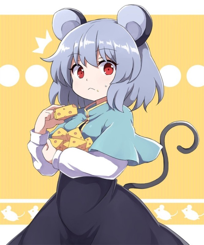 Создать мем: аниме назрин тохо, аниме арты, nazrin touhou