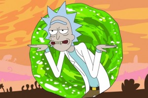 Создать мем: рик и морти на черном фоне, рик и морти rick and morty, фон рик и морти