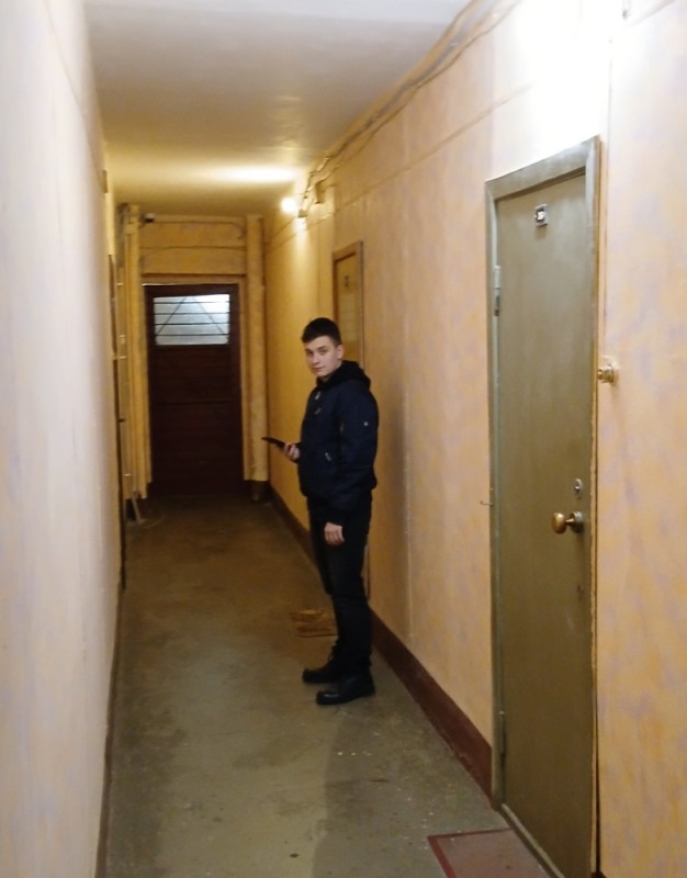 Create meme: dorm corridor, dorm corridor, the hostel of the Perm State University of Economics