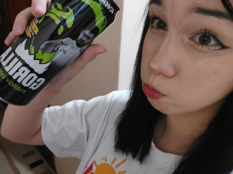 Create meme: gorilla energy drink, Energetik gorilla aesthetics, energy aesthetics gorilla