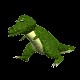 Create meme: green dragon, dinosaur