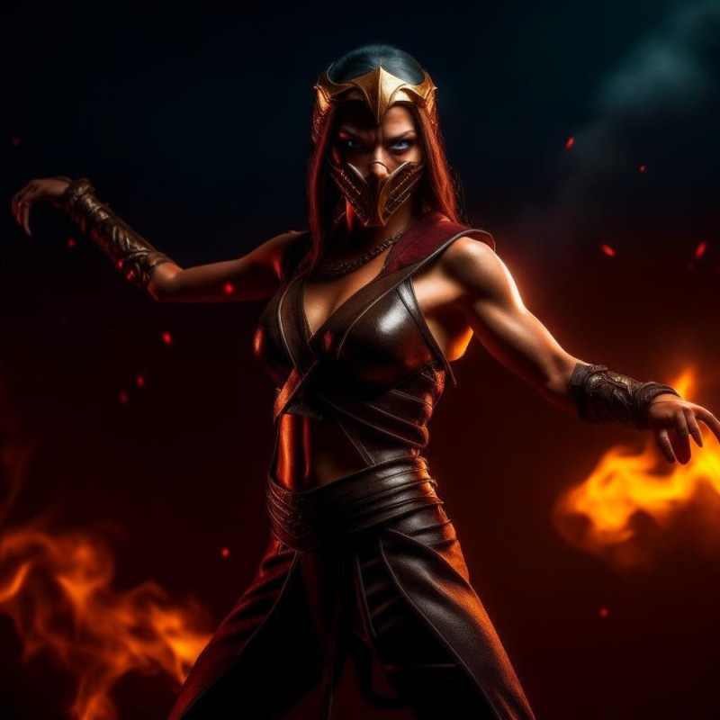 Create meme: mortal kombat , scarlet mortal kombat, milina mortal kombat