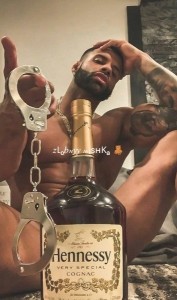 Create meme: a bottle of alcohol, Sergey Krylov, cognac hennessy