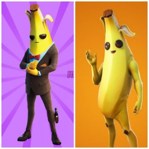 Create meme: banana fortnite, agent banana fortnight, banana fortnight