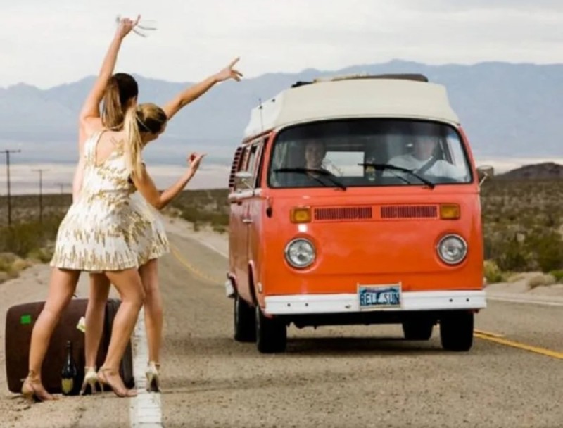 Create meme: companion , volkswagen hippie van, The hippie van