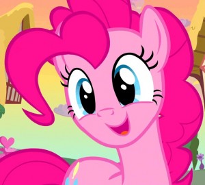 Create meme: pony vulgar, gifs, pinkie pie