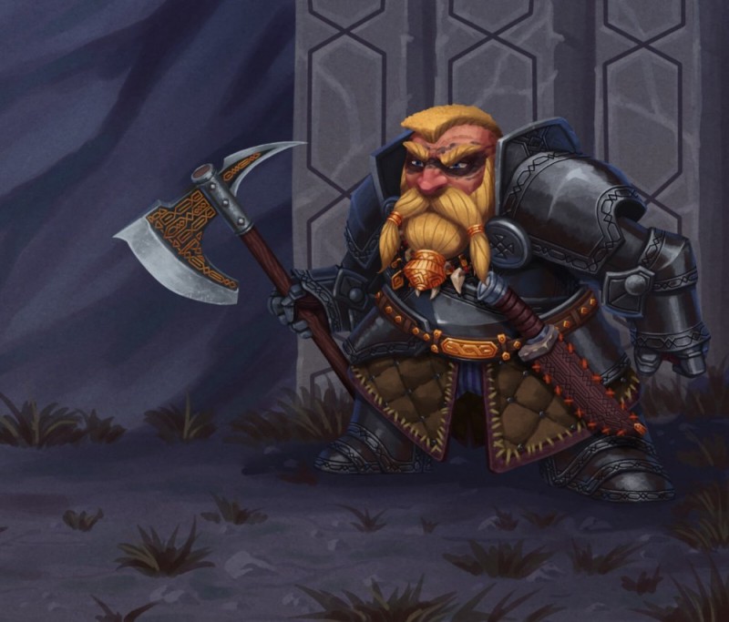 Create meme: Dwarf Bruenor, dwarf, dwarf warrior