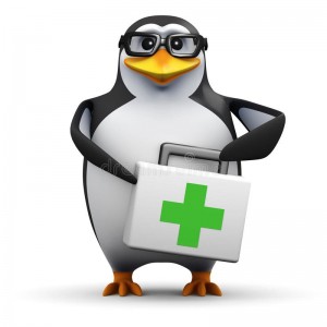 Create meme: smart penguin, penguin medic