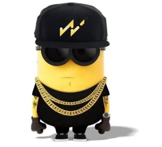 Create meme: minion in a cap, cool minion, ufc minions