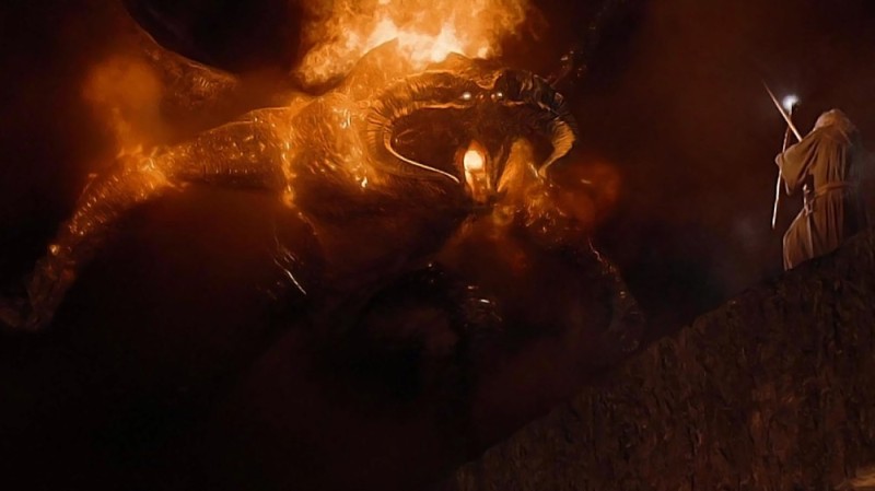 Create meme: the lord of the rings balrog, Balrog , The lord of the rings the brotherhood of the balrog ring