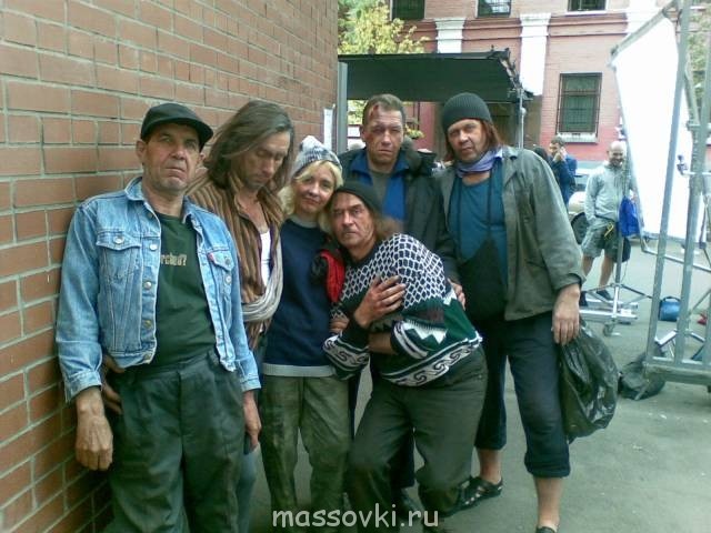 Create meme: a crowd of homeless, a group of homeless people, a family of homeless people