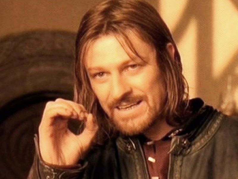 Create meme: Sean bean Boromir, you cannot just take and , meme Lord of the rings Boromir