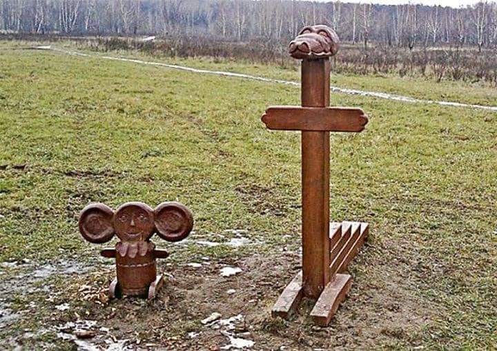 Create meme: monument to Cheburashka in Cheboksary, Cheburashka monument Ramenskoye, monument to Cheburashka in Kislovodsk