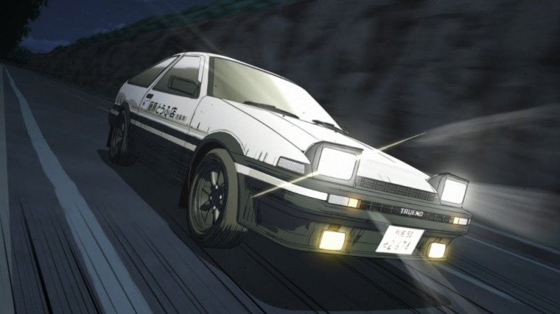 Создать мем: инициал ди машина, toyota trueno ae 86 initial d, инициал ди 86 di