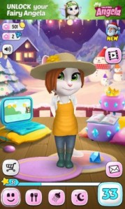 Создать мем: мой говорящий, my talking angela, анжела мем