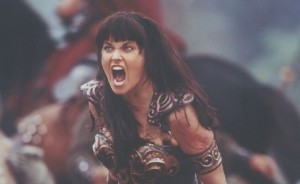 Create meme: Lucy lawless, Xena warrior Princess friend, Xena warrior Princess cry