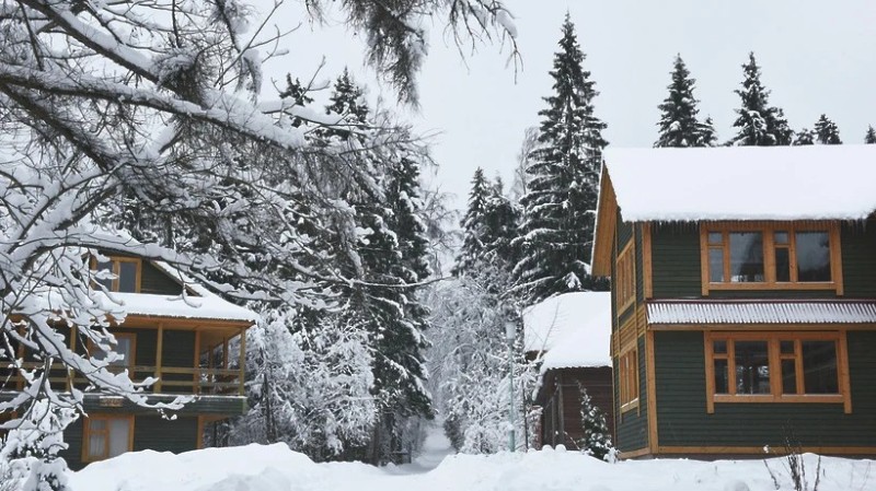 Create meme: zvenigorod biostation of moscow state university, nature , country house in the Moscow region