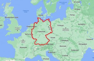 Create meme: map, Germany, Europe