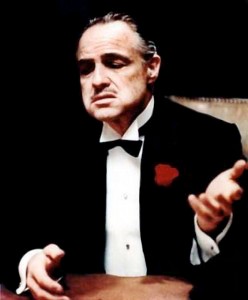 Create meme: you do it without respect, Vito Corleone, Don Corleone