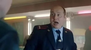 Create meme: a police officer with the ruble Gogol, A police officer with the ruble, Sergey Burunov a police officer with the ruble jokes