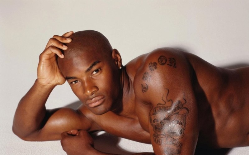 Create meme: tyson beckford torso