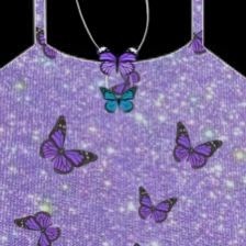 Создать мем: майки для девочек, фон фиолетовый, бабочки фиолетовые