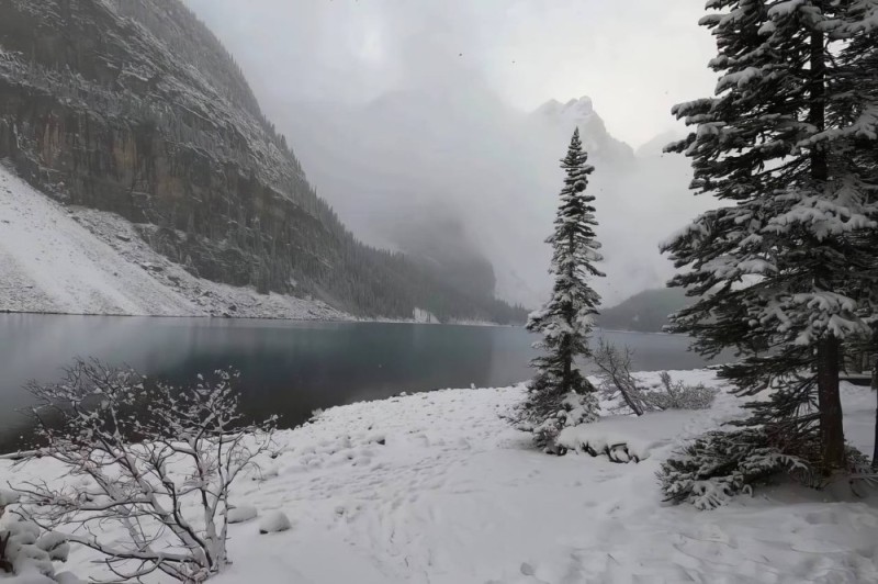 Create meme: winter landscape, lake winter, winter lake