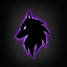 Create meme: wolf purple, logo purple wolf, the emblem of the wolf clan
